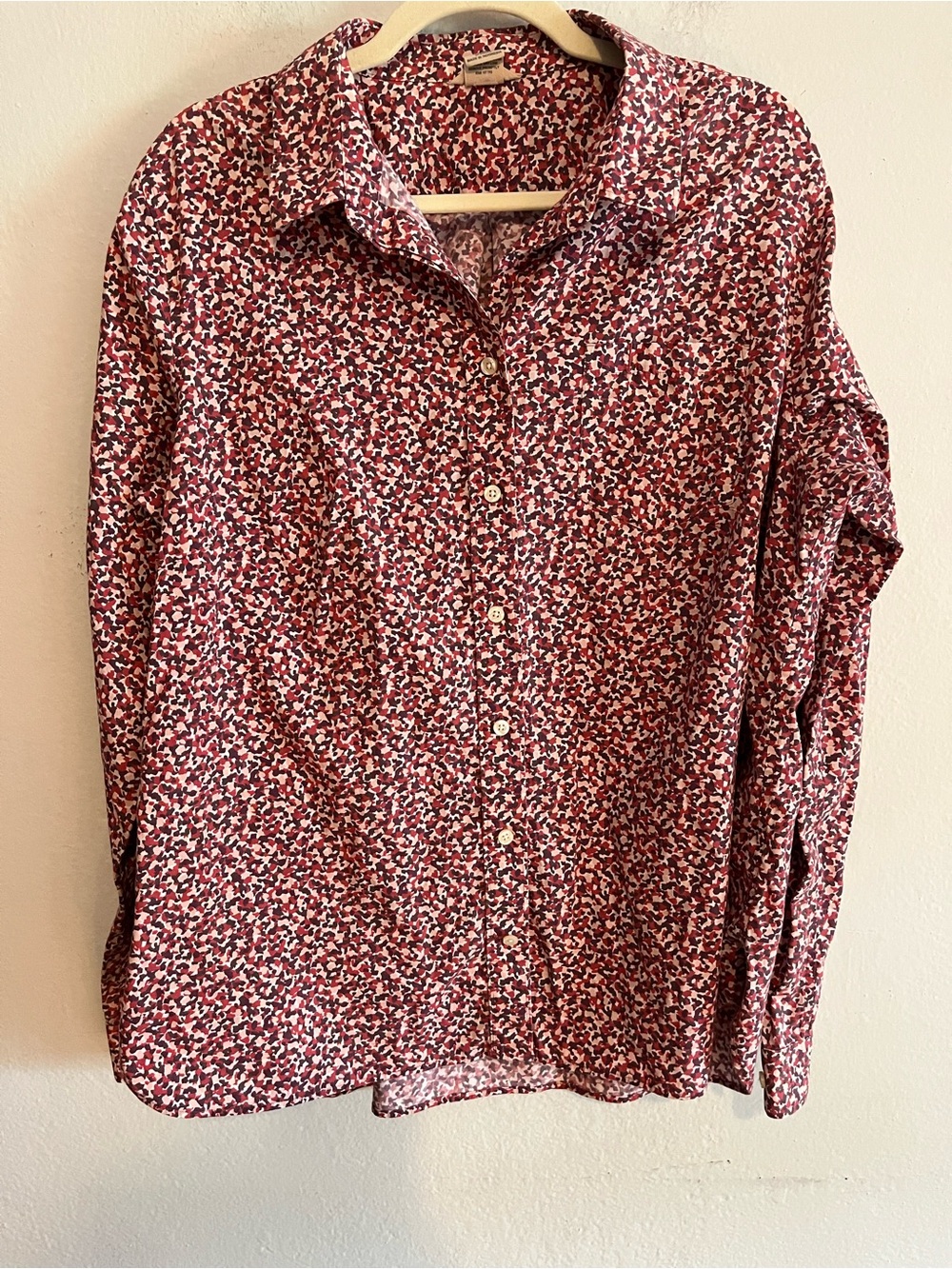 Duluth Trading Company Women’s Wrinklefigher Button Down Blouse XL